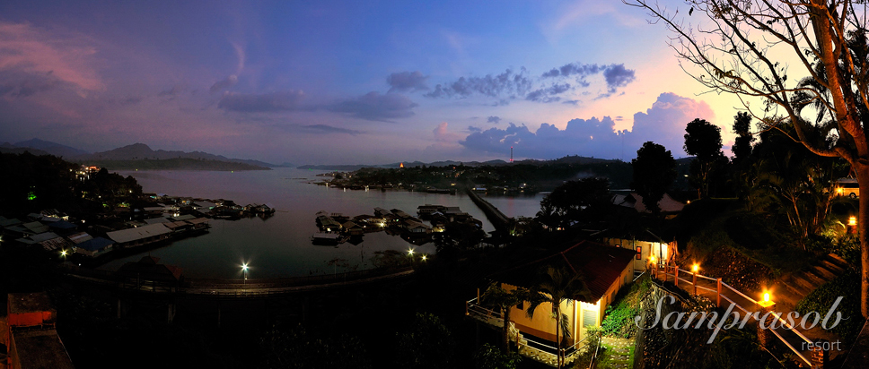 สามประสบรีสอร์ท (Samprasob Resort) ที่พักบรรยากาศดี อำเภอสังขละบุรี จังหวัดกาญจนบุรี